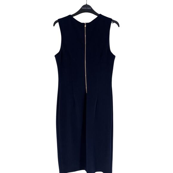 NEW Frank Lyman Black Navy Sheath Dress Floral Pattern Sleeveless Size 6 NWT - Picture 5 of 10